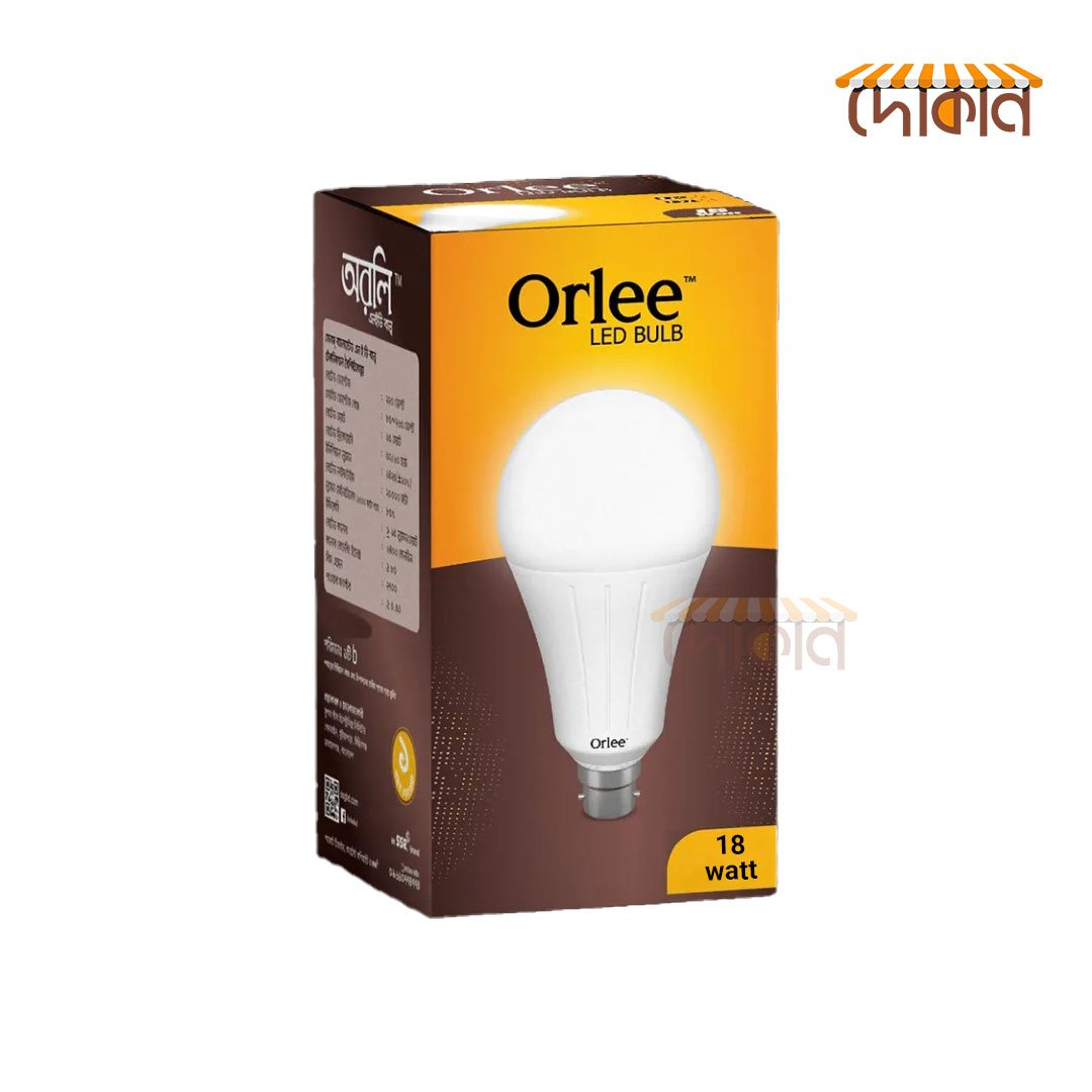 Orlee AC LED Buld (18 Watt) Pin (B22)