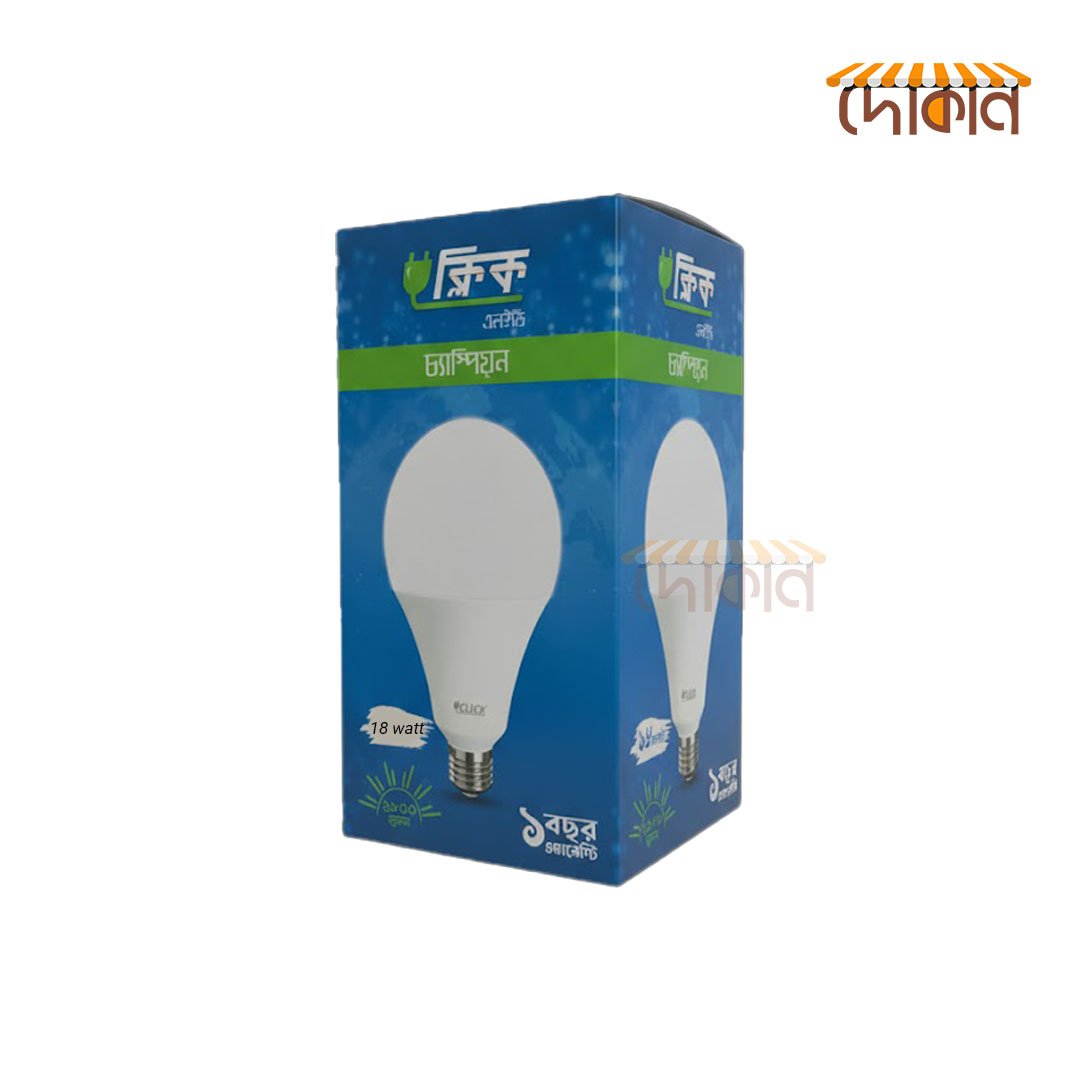 Click AC LED Buld (18 Watt) Pin (B22)