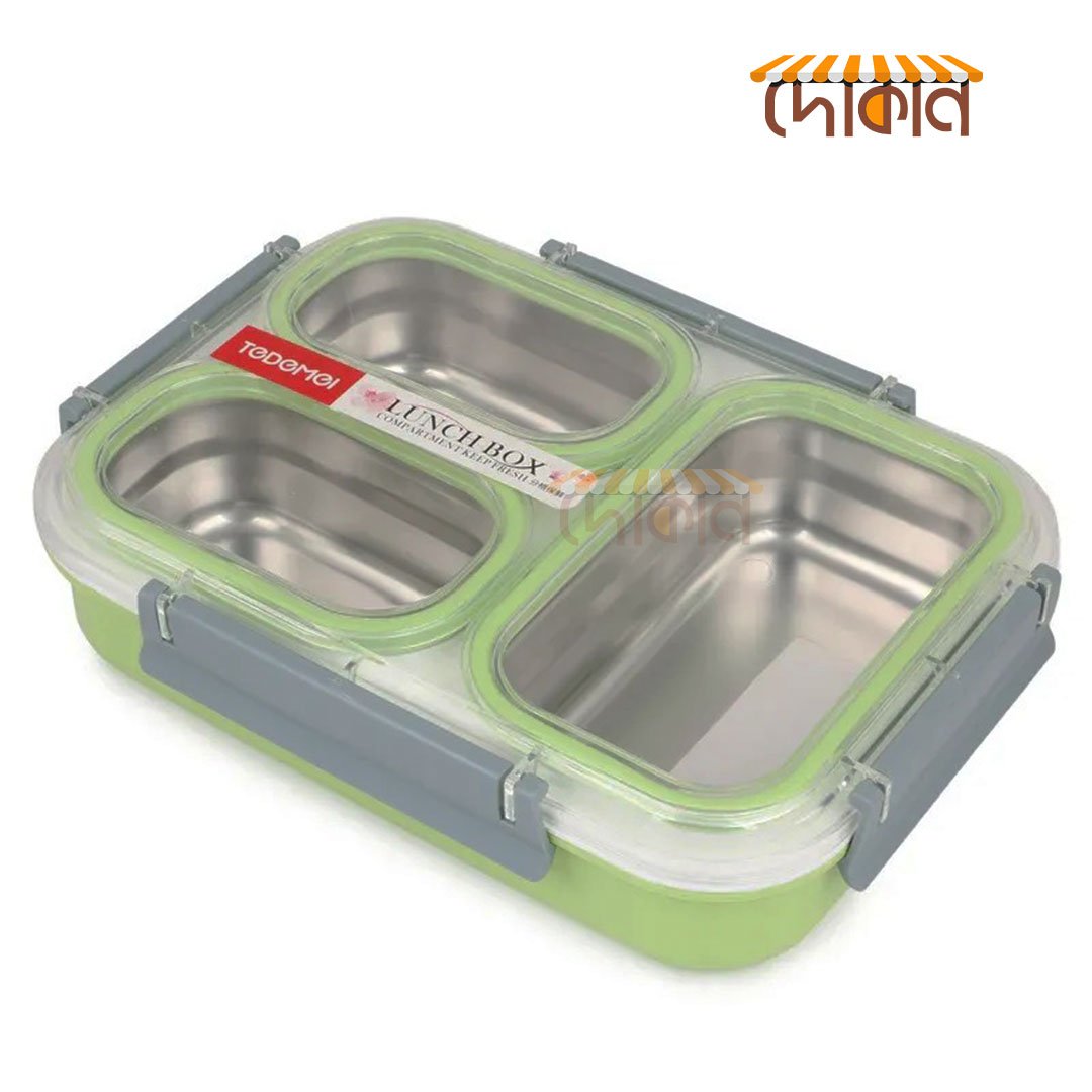 Tedemei 3 Compartment Lunch Box – 1.2L
