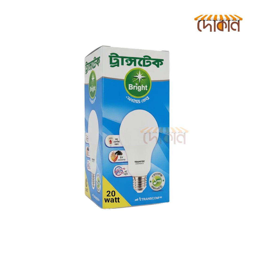 Transtec AC LED Buld (20 Watt) Pin (B22)
